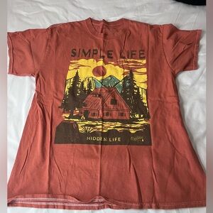 Burnt orange men’s shirt